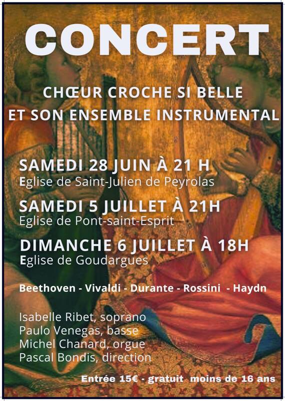 Concert du Choeur Croche Si Belle