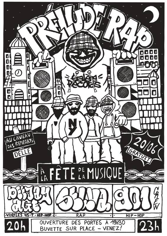 Prélude rap à la fête de la musique 2025 à De2le