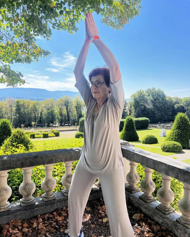 Yoga au château