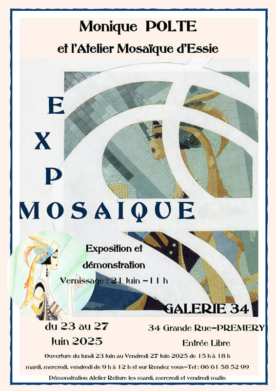 Exposition de mosaïque Monique Polté