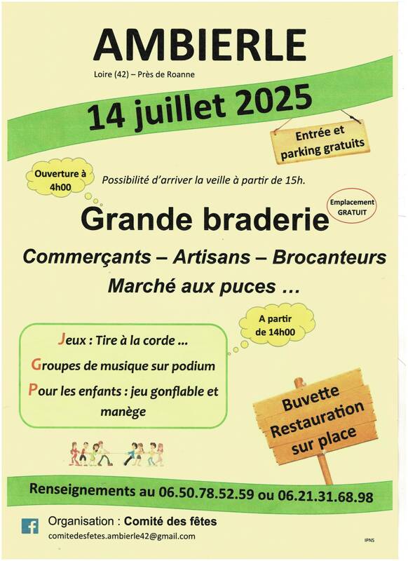 35 ème grande braderie,brocante