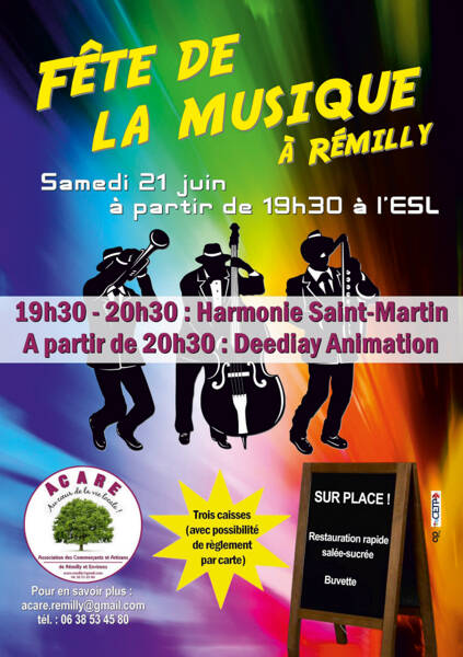 La Fête de la Musique à Rémilly !