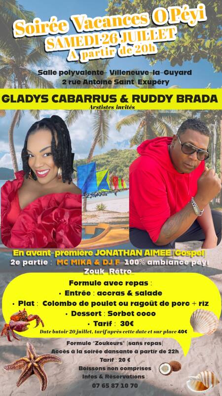 Soirée Vacances O Péyi