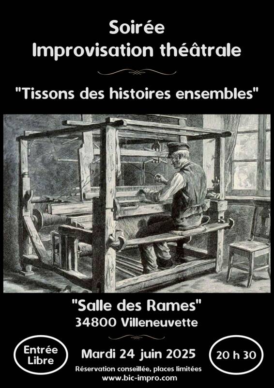 Soirée improvisation 'Tissons des histoires ensembles'