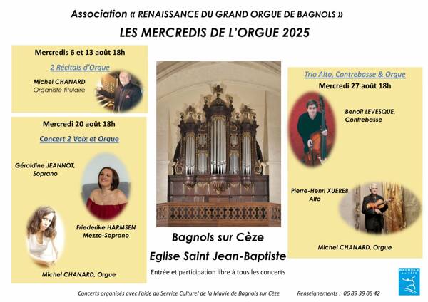LES MERCREDIS DE L'ORGUE