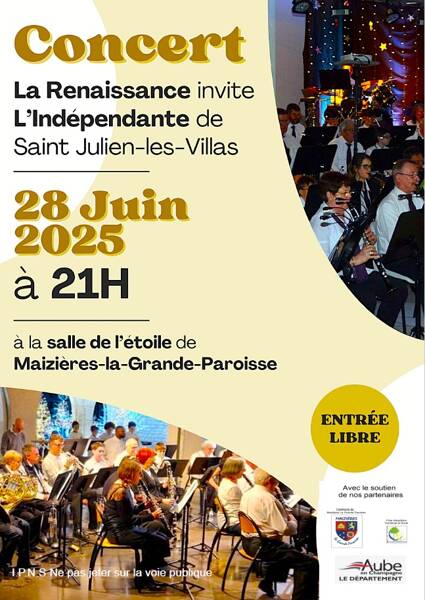 Concert de la société musicale Maizières 10510