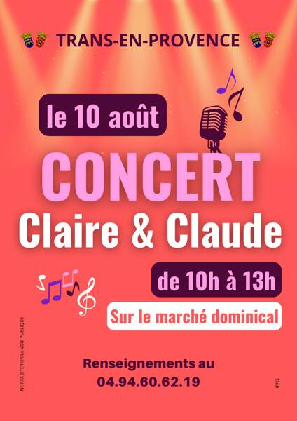 Concert Claire & Claude