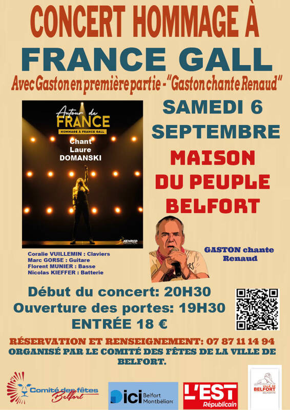 Concert en hommage à France Gall