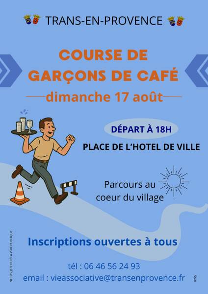 Course de garçons de café