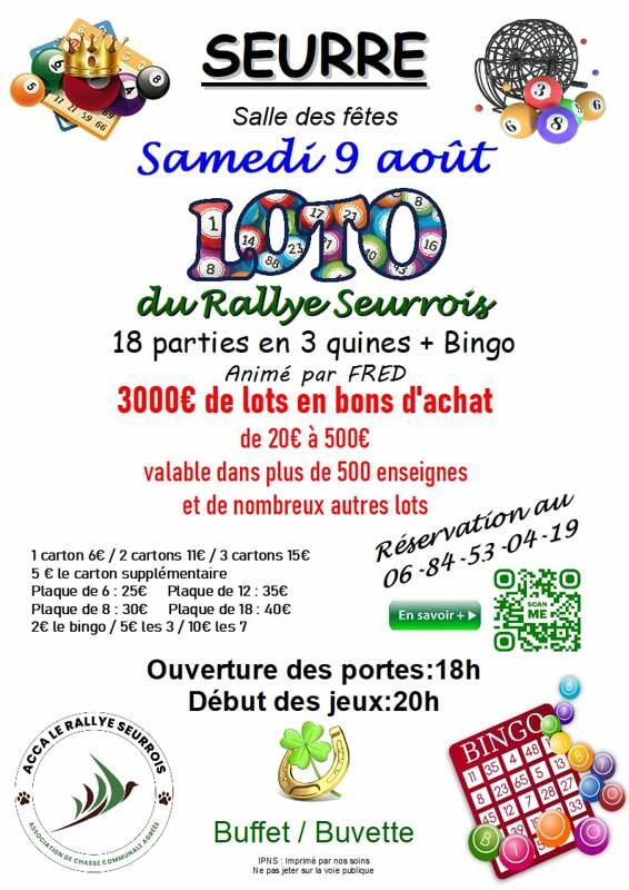 Loto du Rallye seurrois