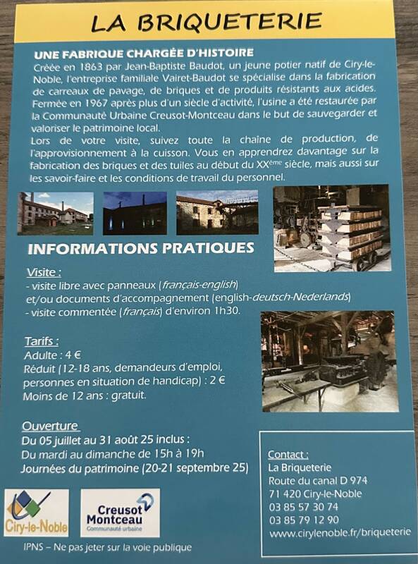 Visite à la Briqueterie