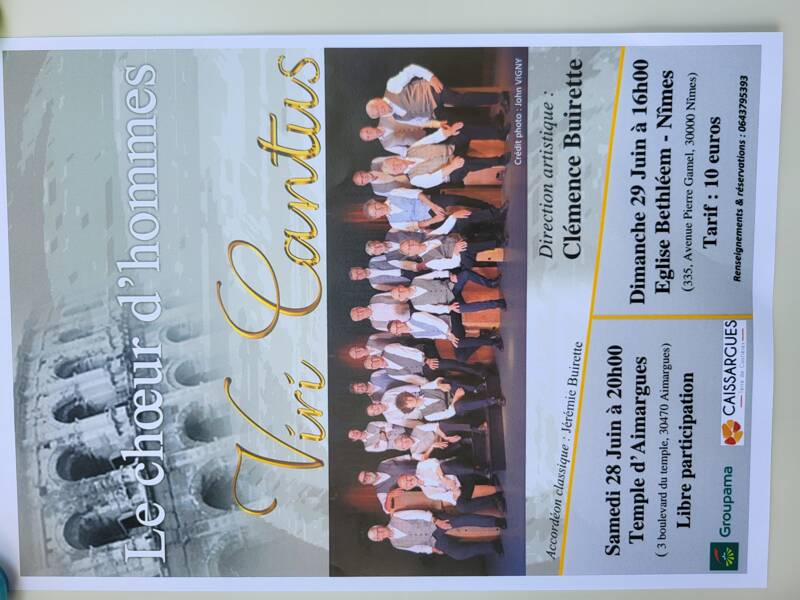 Chorale d homme les VIRIS CANTUS