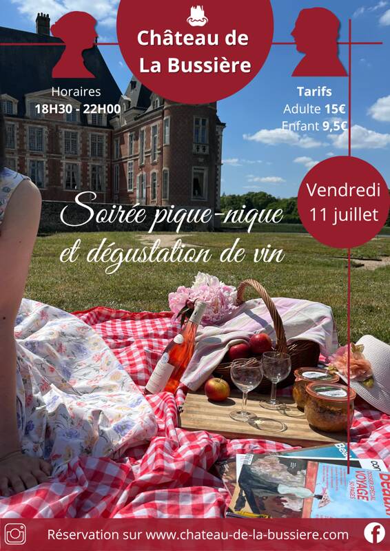 Soirée pique-nique et dégustation oenologique