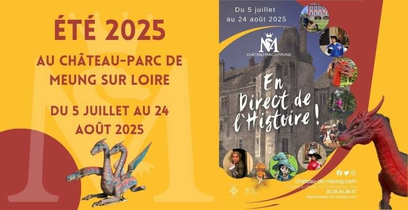 En Direct de l'Histoire au Château de Meung !