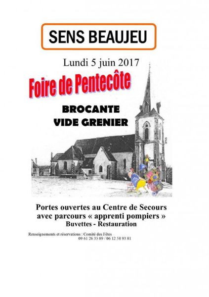 Brocante-Vide-greniers à Sens-Beaujeu