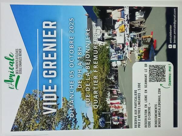 Vide-grenier de l'école Charles Bénier