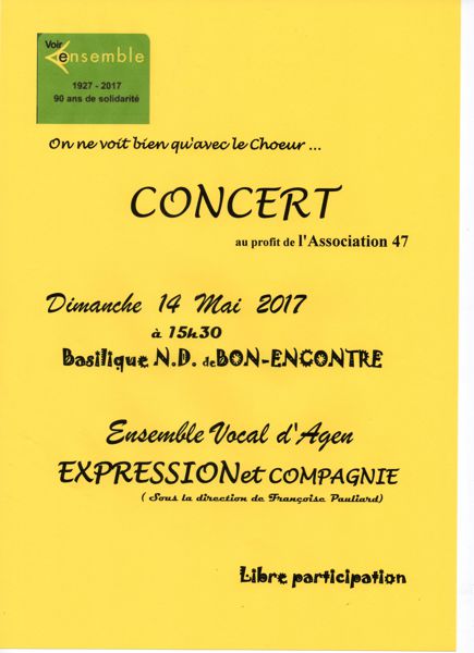 Concert Choral au profit de 