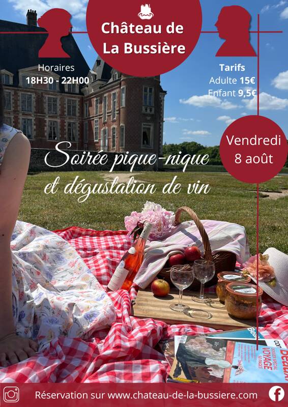 Soirée pique-nique et dégustation oenologique