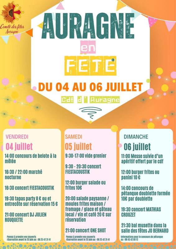 Fêtes foraine Auragne