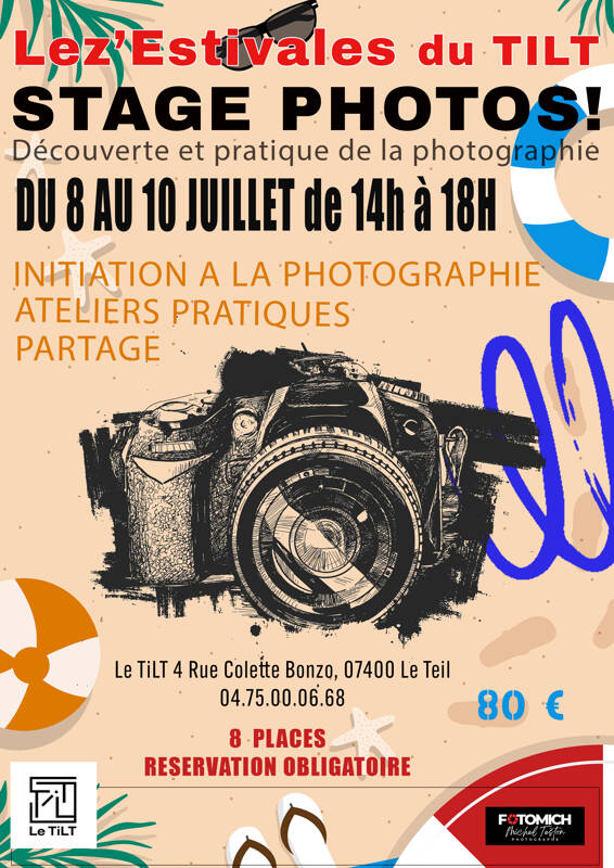 Stage photo débutants