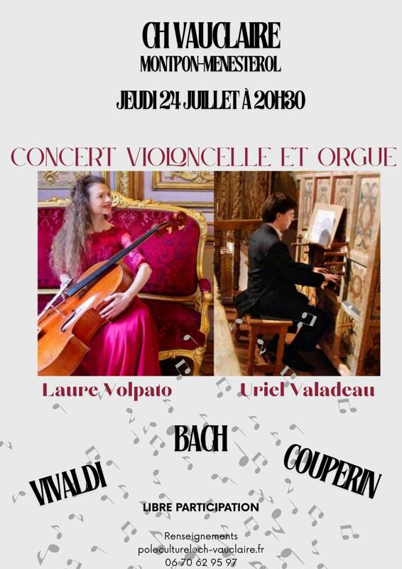 Concert violoncelle et orgue