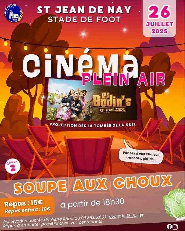 SOUPE AUX CHOUX & CINÉMA PLEIN AIR