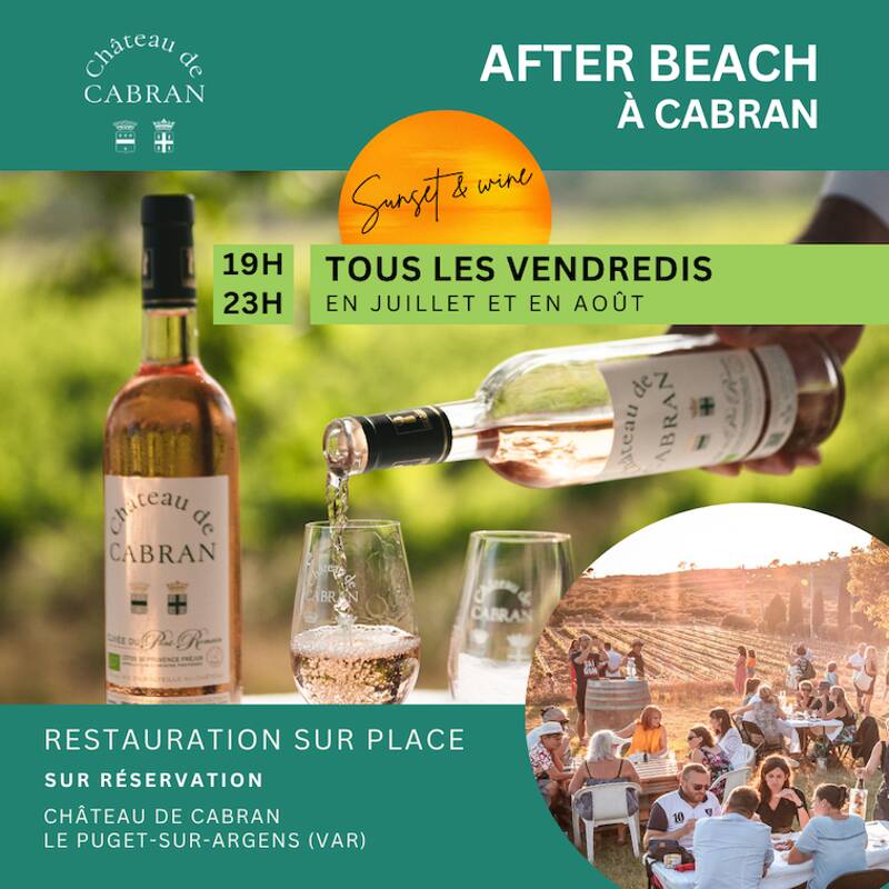 After Beach au Château de Cabran