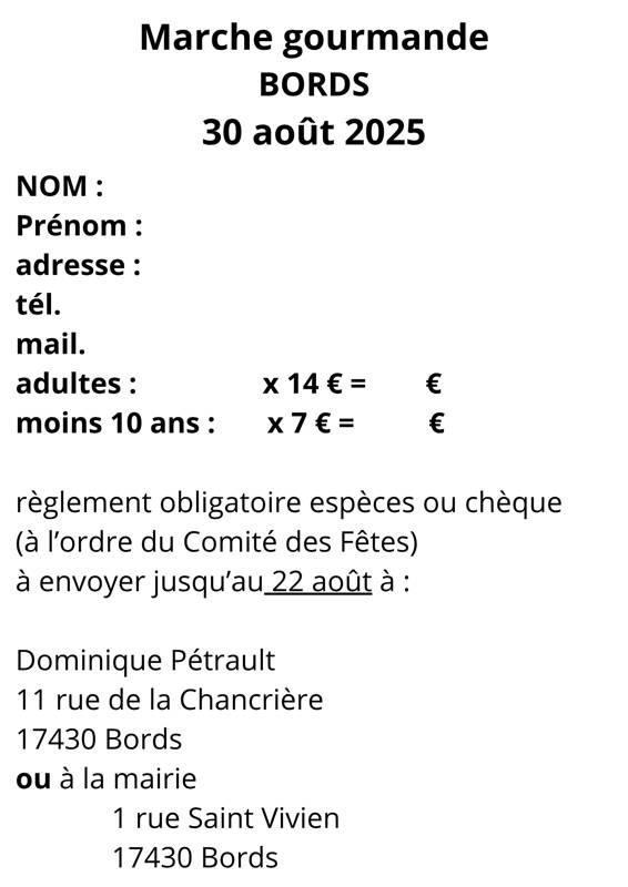Marche gourmande