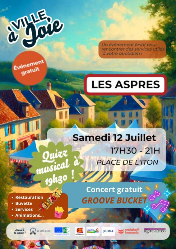 Ville à Joie Concert Groove Bucket