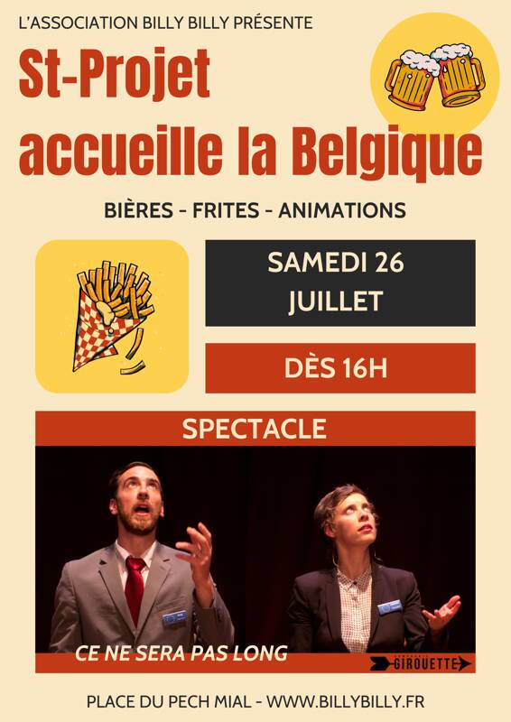 Saint-Projet accueille la Belgique le samedi 26 juillet !