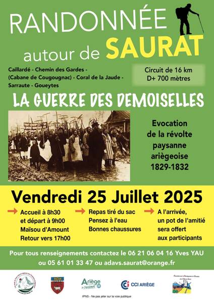 Randonnée autour de Saurat