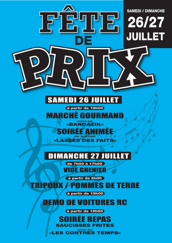 Fête de Prix 26/27 juiillet