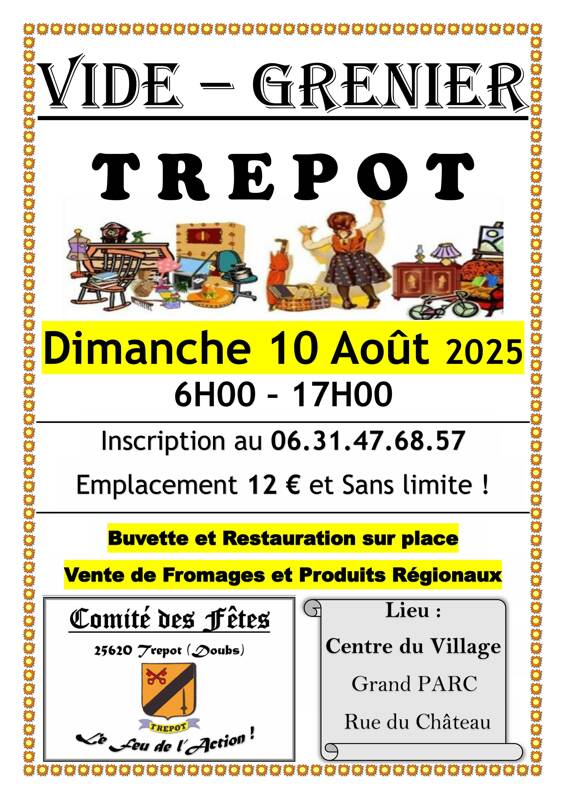 VIDE-GRENIER de TREPOT - 4e Édition