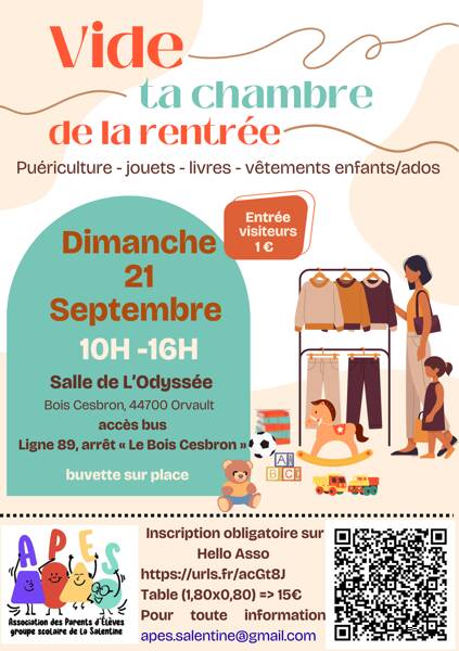 Vide ta chambre de la rentrée