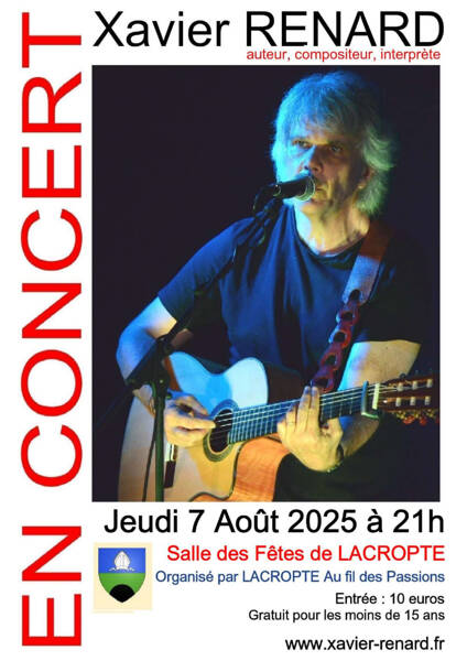 Xavier RENARD en concert !