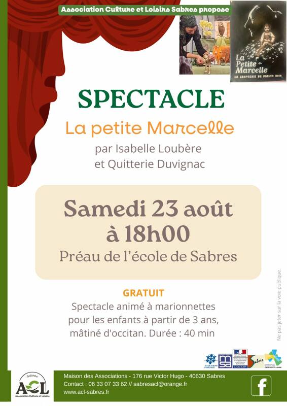 Spectacle : La petite Marcelle