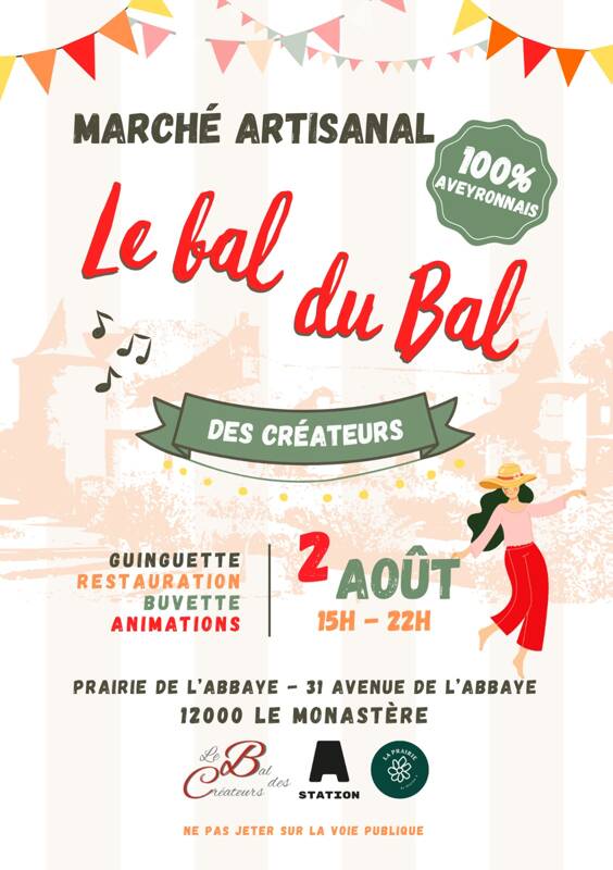 Marché artisanal le bal du Bal des créateurs