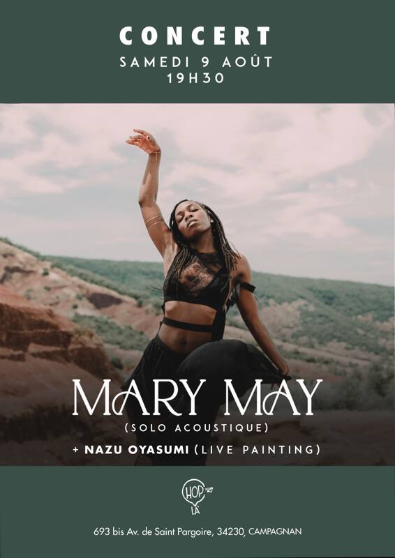 CONCERT + LIVE PAINTING (MARY MAY - NAZU OYASUMI)
