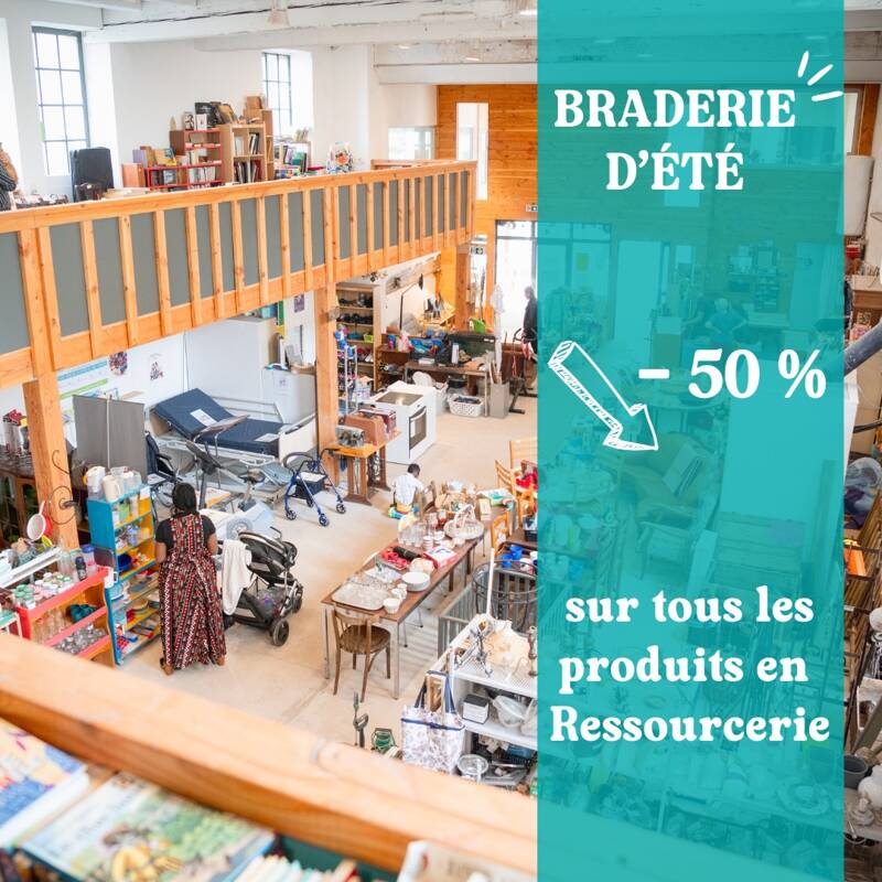 BRADERIE DE LA RESSOURCERIE/LERECYCLAGELODEVOIS