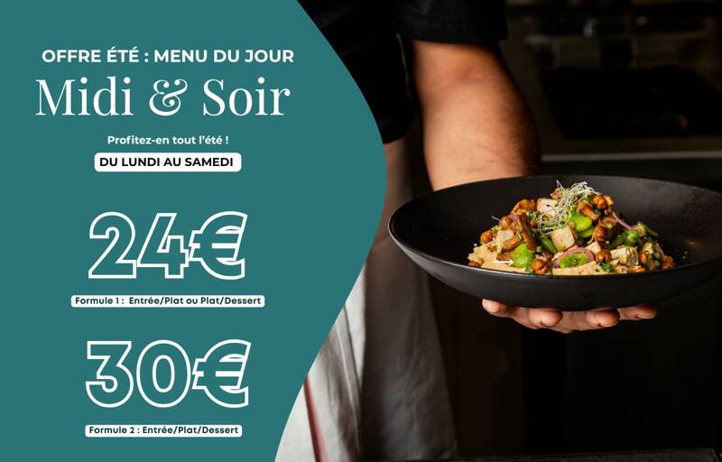 Offre estivale au restaurant à partir de 24€