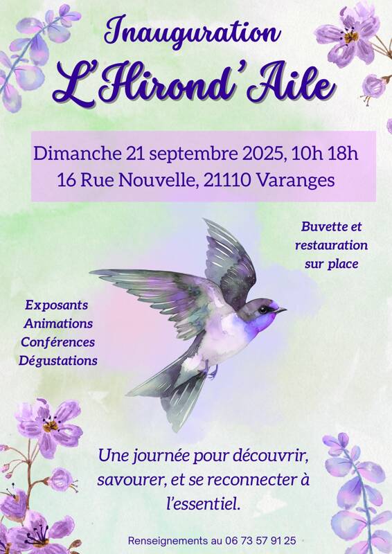 Inauguration de L’Hirond’Aile