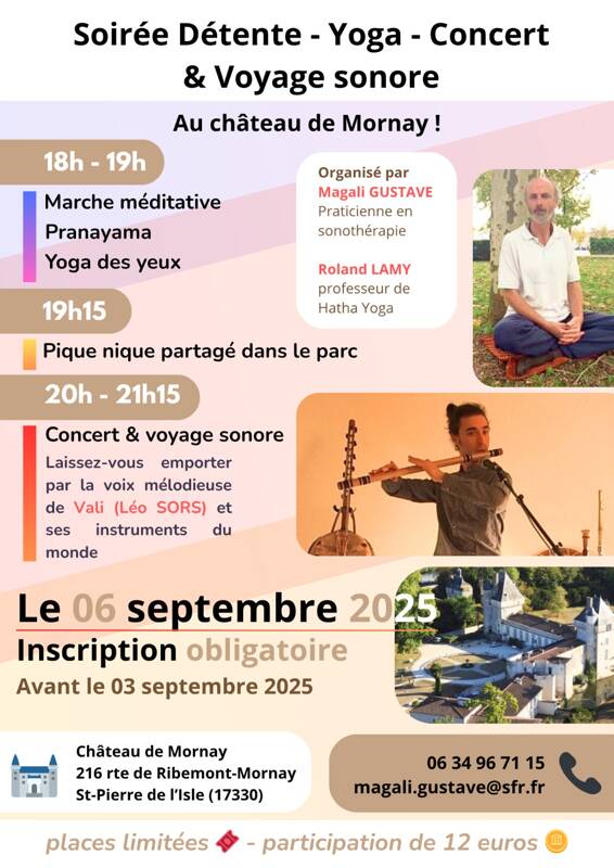 SOIREE DETENTE ET CONCERT VOYAGE SONORE