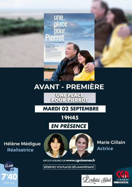 Avant première Une place pour Pierrot