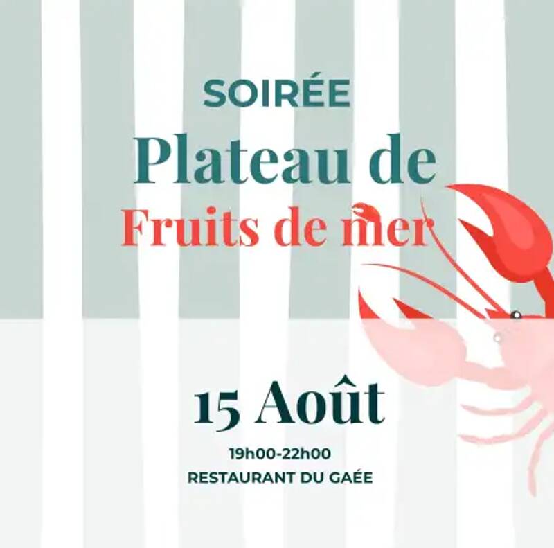 Une soirée fruits de mer face à l’océan