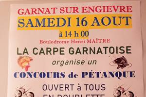 photo CONCOURS DE PETANQUE en DOUBLETTE