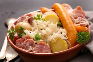photo repas choucroute