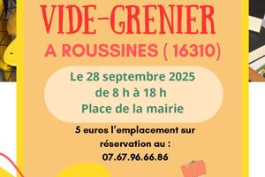 photo VIDE-GRENIER DE LA RUCHE A ROUSSINES 16310