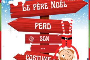 photo  Le père Noël perd son ... Costume