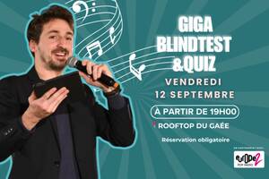 photo Giga Blindtest & Quiz sur le rooftop du Gaée - De nombreux lots à gagner