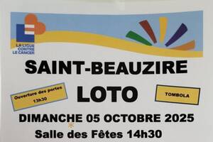 photo Loto solidaire au profit de la Ligue contre le cancer le 5 octobre 2025